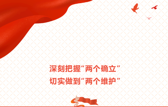 深刻把握“兩個(gè)確立”，切實(shí)做到“兩個(gè)維護(hù)”